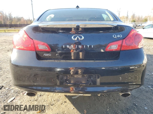 2015 Infiniti Q40 with VIN JN1CV6AR3FM520809, listed as a Copart auction lot 81739394 with Not Provided miles and Salvage Title. Bid and sale history available at DreamBid. Image 6.