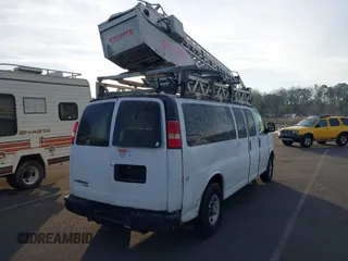 2013 Chevrolet Express Passenger LT with VIN 1GAZG1FG1D1159390, listed as a IAAI auction lot 41191409 with 176,899 mi miles and . Bid and sale history available at DreamBid. Image 4.
