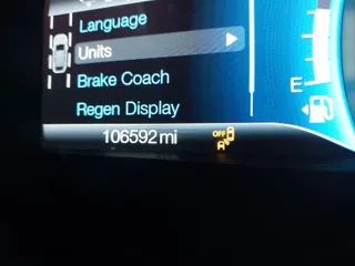 2020 Ford Fusion Hybrid Titanium with VIN 3FA6P0RU7LR141332, listed as a IAAI auction lot 40994365 with 106,592 mi miles. Bid and sale history available at carsss.com. Image 16.