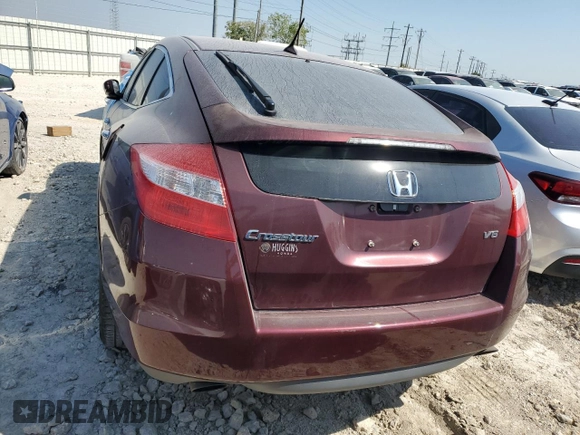 2012 Honda Crosstour EX-L with VIN 5J6TF1H50CL004418, listed as a Copart auction lot 73515044 with 0 mi miles and Salvage Title. Bid and sale history available at carsss.com. Image 6.