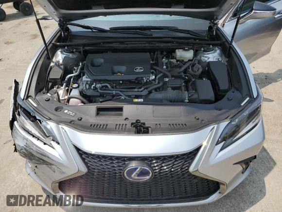 2022 Lexus ES 300h F Sport with VIN 58AGA1C16NU023275, listed as a Copart auction lot 59368385 with 56,719 mi miles and Salvage title. Bid and sale history available at DreamBid. Image 11.