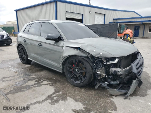 2019 Audi SQ5 Premium Plus with VIN WA1B4AFY3K2001855, listed as a Copart auction lot 46285895 with 78,250 mi miles and Non Repairable. Bid and sale history available at carsss.com. Image 4.