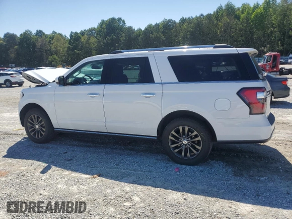 2019 Ford Expedition Max Limited with VIN 1FMJK1KT7KEA58474, listed as a Copart auction lot 57987425 with 98,720 mi miles and Salvage title. Bid and sale history available at DreamBid. Image 2.