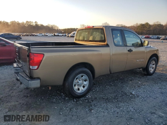 2005 Nissan Titan XE with VIN 1N6BA06A75N520497, listed as a Copart auction lot 47412095 with 170,653 mi miles and Salvage Title. Bid and sale history available at carsss.com. Image 3.