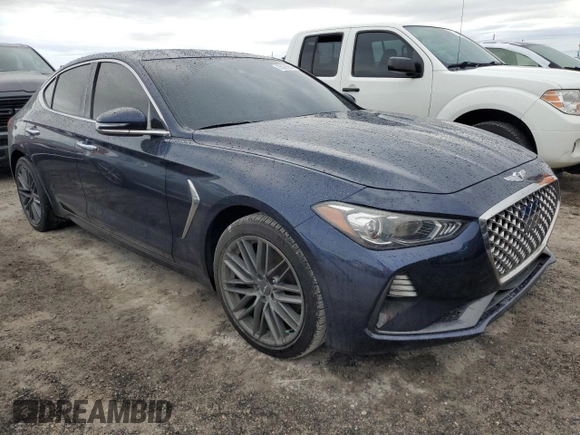 2019 Genesis G70 2.0T Advanced with VIN KMTG64LAXKU020441, listed as a Copart auction lot 75075854 with 49,106 mi miles and Non Repairable. Bid and sale history available at carsss.com. Image 4.