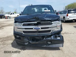 2018 Ford F-150 XL with VIN 1FTFW1EG2JFE02475, listed as a Copart auction lot 54108295 with 121,193 mi miles and Salvage title. Bid and sale history available at DreamBid. Image 5.