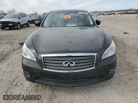 2011 Infiniti M37 with VIN JN1BY1AR2BM371938, listed as a Copart auction lot 82289684 with 0 mi miles and Salvage Title. Bid and sale history available at carsss.com. Image 5.