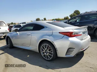 2015 Lexus RC 350 with VIN JTHHE5BC1F5002505, listed as a Copart auction lot 69480104 with 57,600 mi miles and Salvage Title. Bid and sale history available at carsss.com. Image 2.
