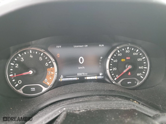 2019 Jeep Renegade Limited with VIN ZACNJBD17KPJ93842, listed as a Copart auction lot 57526044 with 65,878 mi miles and Salvage Title. Bid and sale history available at carsss.com. Image 9.