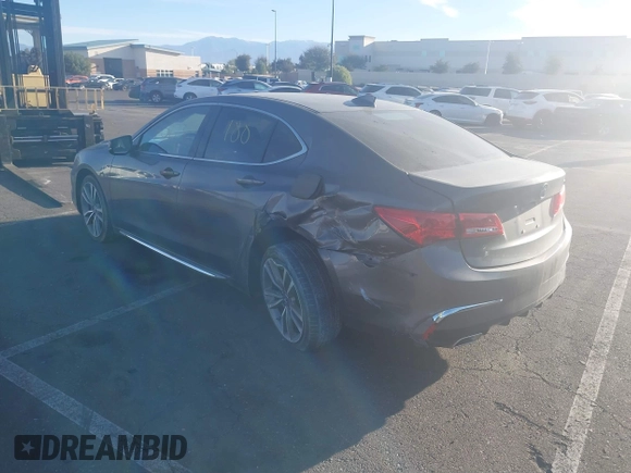2019 Acura TLX w/Technology Pkg with VIN 19UUB2F41KA002372, listed as a IAAI auction lot 41275173 with 77,758 mi miles. Bid and sale history available at carsss.com. Image 3.