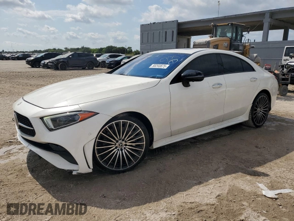 2023 Mercedes-Benz CLS 450 with VIN W1K2J5KB8PA111309, listed as a Copart auction lot 58293875 with 48,879 mi miles and Clean title. Bid and sale history available at DreamBid. Image 1.