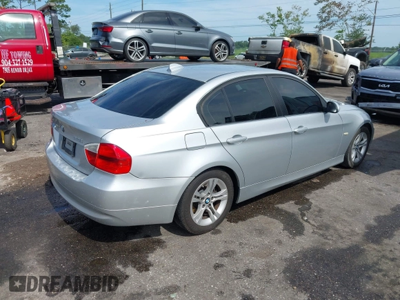 2008 BMW 3 Series 328i with VIN WBAVA37558NL53299, listed as a IAAI auction lot 42706194 with 152,504 mi miles and . Bid and sale history available at DreamBid. Image 4.