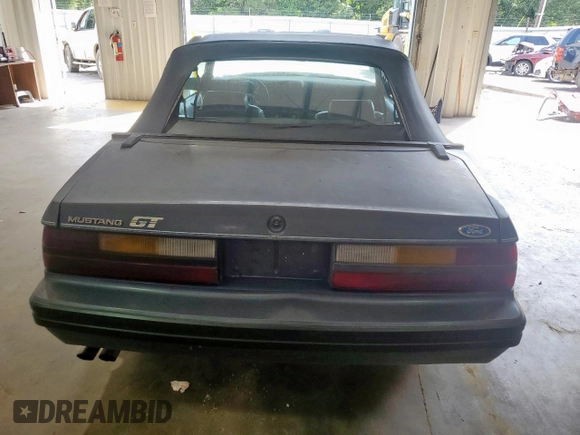 1983 Ford Mustang GT with VIN 1FABP27F8DF158802, listed as a Copart auction lot 63516945 with 3,424 mi miles and Salvage title. Bid and sale history available at DreamBid. Image 6.