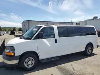 2015 Chevrolet Express Passenger LT z VIN 1GAZG1FG7F1115655, wystawiony jako Copart lot #52825575 z przebiegiem 168 167 mil mil oraz Czysty tytuł • Clean title. Historia ofert i sprzedaży dostępna na DreamBid. Obrazek 1.