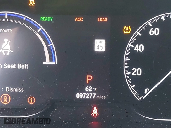 2020 Honda Accord with VIN 1HGCV3F16LA012041, listed as a IAAI auction lot 41501343 with 97,277 mi miles and . Bid and sale history available at DreamBid. Image 15.