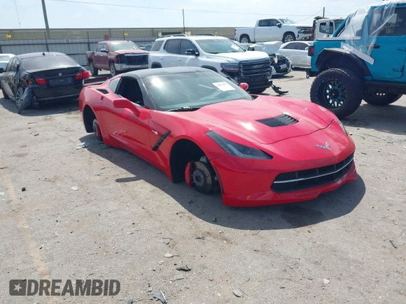 2014 Chevrolet Corvette 1LT with VIN 1G1YB2D74E5103280, listed as a IAAI auction lot 42034472 with 72,386 mi miles and . Bid and sale history available at DreamBid. Image 1.