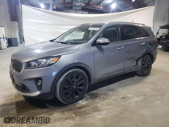 2020 Kia Sorento EX with VIN 5XYPHDA50LG692932, listed as a Copart auction lot 47438245 with 57,646 mi miles and Salvage Title. Bid and sale history available at DreamBid. Image 1.
