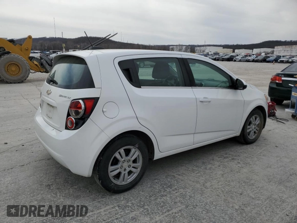 2016 Chevrolet Sonic LT with VIN 1G1JC6SH5G4112807, listed as a Copart auction lot 48377235 with 175,249 mi miles and Salvage Title. Bid and sale history available at carsss.com. Image 3.