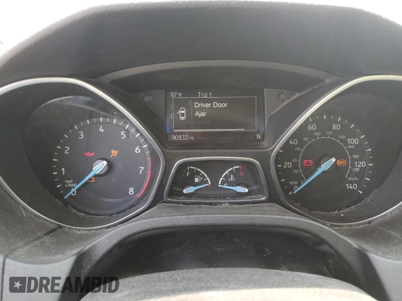 2017 Ford Focus SE with VIN 1FADP3FE7HL280968, listed as a Copart auction lot 60016415 with 90,832 mi miles and Clean title. Bid and sale history available at DreamBid. Image 9.