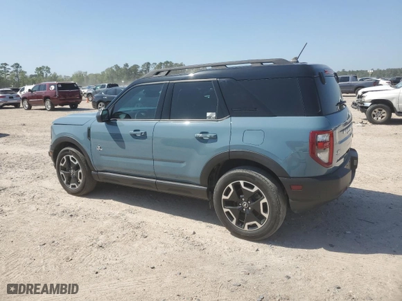 2023 Ford Bronco Sport Outer Banks with VIN 3FMCR9C69PRD15697, listed as a Copart auction lot 52637775 with 37,639 mi miles and Salvage Title. Bid and sale history available at carsss.com. Image 2.