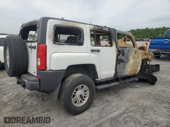 2006 Hummer H3 z VIN 5GTDN136868153785, wystawiony jako Copart lot #58202235 z przebiegiem Nie podano mil oraz Szkoda całkowita • Salvage title. Historia ofert i sprzedaży dostępna na DreamBid. Obrazek 3.