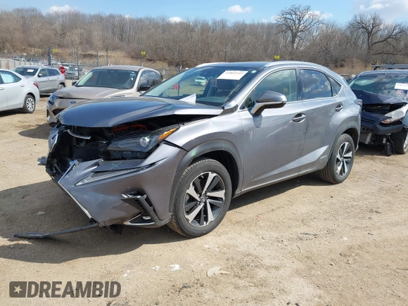 2021 Lexus NX 300h with VIN JTJGJRDZ4M2161869, listed as a IAAI auction lot 41869352 with 33,523 mi miles and . Bid and sale history available at DreamBid. Image 17.