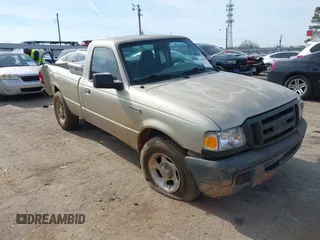 2007 Ford Ranger XL with VIN 1FTYR10D17PA36220, listed as a IAAI auction lot 41463482 with 285,390 mi miles. Bid and sale history available at carsss.com. Image 1.