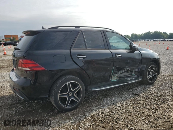 2018 Mercedes-Benz GLE 350 with VIN 4JGDA5HB8JB130062, listed as a Copart auction lot 62751585 with 71,813 mi miles and Salvage title. Bid and sale history available at DreamBid. Image 3.