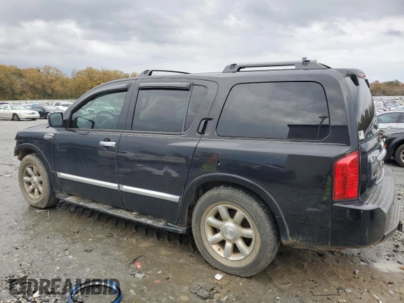 2005 Infiniti QX56 with VIN 5N3AA08A65N813953, listed as a Copart auction lot 83838814 with 168,503 mi miles and Salvage Title. Bid and sale history available at carsss.com. Image 2.