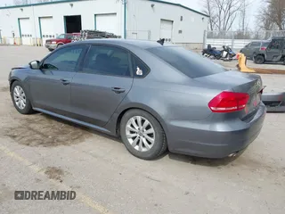 2015 Volkswagen Passat 1.8T Limited Edition with VIN 1VWAT7A31FC049502, listed as a IAAI auction lot 41833759 with 121,099 mi miles. Bid and sale history available at carsss.com. Image 3.