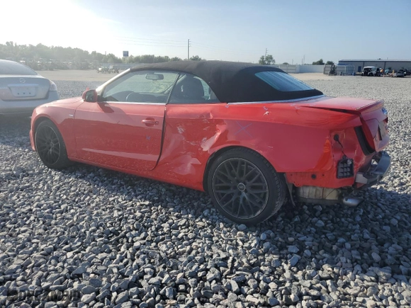 2017 Audi A5 Cabriolet Sport with VIN WAUD2AFH4HN004532, listed as a Copart auction lot 51471265 with 69,014 mi miles and Salvage Title. Bid and sale history available at carsss.com. Image 2.
