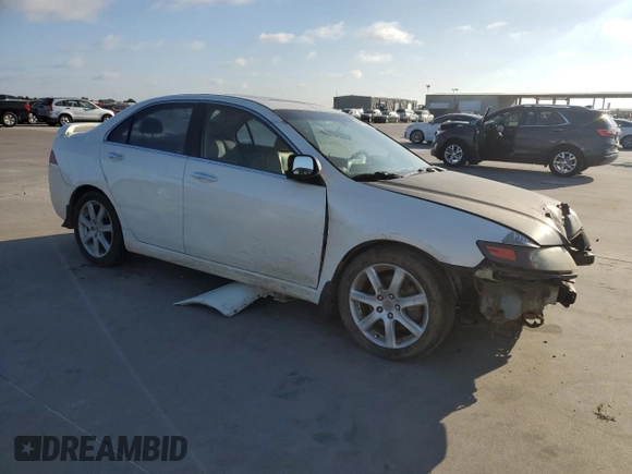 2004 Acura TSX w/Navigation with VIN JH4CL969X4C021469, listed as a Copart auction lot 60602785 with 201,623 mi miles and Salvage title. Bid and sale history available at DreamBid. Image 4.
