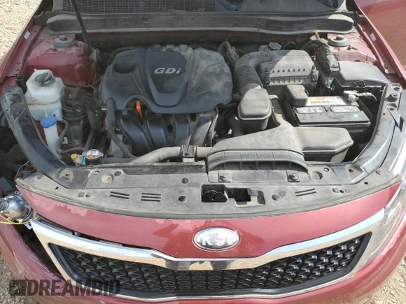 2013 Kia Optima EX with VIN 5XXGN4A78DG151613, listed as a Copart auction lot 65518035 with 185,900 mi miles and Salvage title. Bid and sale history available at DreamBid. Image 11.