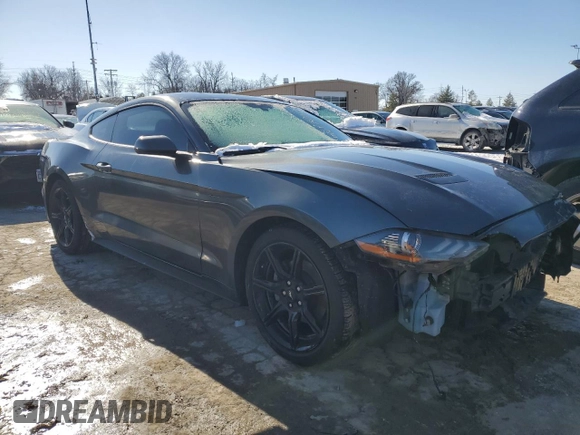 2019 Ford Mustang EcoBoost with VIN 1FA6P8TH3K5173562, listed as a Copart auction lot 46177315 with 69,475 mi miles and Salvage Title. Bid and sale history available at carsss.com. Image 4.