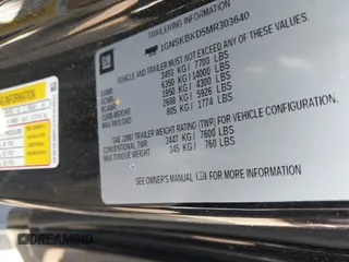 2021 Chevrolet Suburban LS z VIN 1GNSKBKD5MR303640, wystawiony jako IAAI lot #42359585 z przebiegiem Nie podano mil oraz . Historia ofert i sprzedaży dostępna na DreamBid. Obrazek 9.