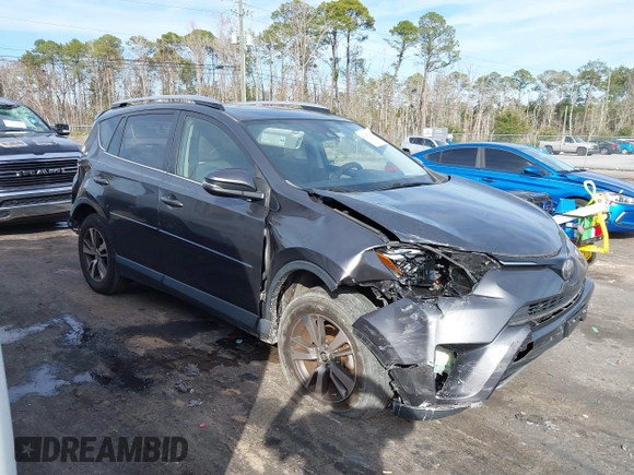 2018 Toyota RAV4 XLE with VIN JTMWFREV1JJ169926, listed as a IAAI auction lot 41464920 with 111,144 mi miles. Bid and sale history available at carsss.com. Image 1.