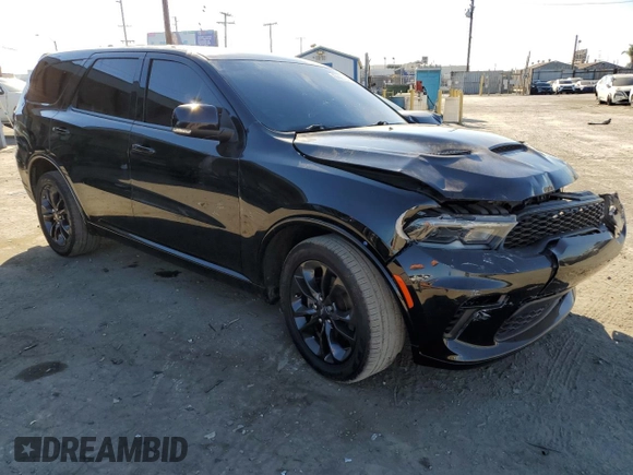 2022 Dodge Durango GT Plus with VIN 1C4RDHDG5NC198677, listed as a Copart auction lot 83866054 with 36,002 mi miles and Salvage Title. Bid and sale history available at DreamBid. Image 4.