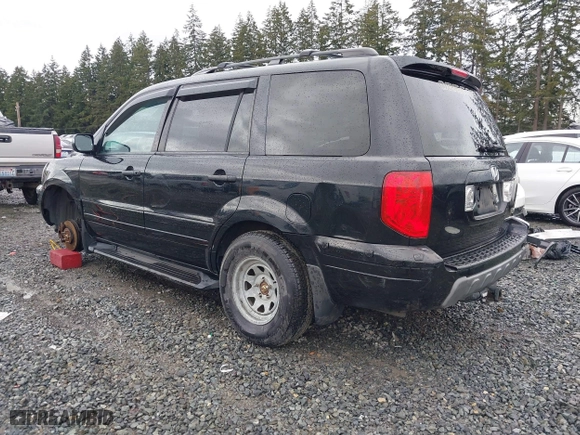 2004 Honda Pilot EX with VIN 2HKYF18674H585328, listed as a IAAI auction lot 41688735 with 214,194 mi miles. Bid and sale history available at carsss.com. Image 3.