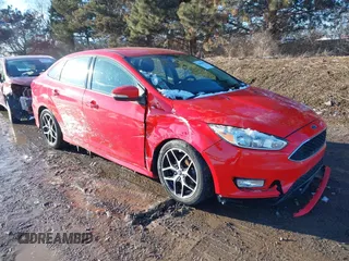 2015 Ford Focus SE with VIN 1FADP3F24FL367357, listed as a IAAI auction lot 41638693 with 107,379 mi miles. Bid and sale history available at carsss.com. Image 1.
