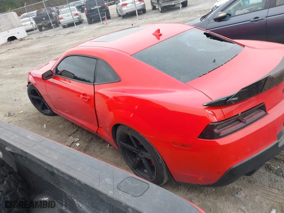 2015 Chevrolet Camaro SS with VIN 2G1FK1EJ0F9109349, listed as a IAAI auction lot 41543180 with 108,277 mi miles. Bid and sale history available at carsss.com. Image 3.