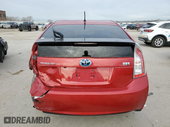 2015 Toyota Prius Four with VIN JTDKN3DU7F0442484, listed as a Copart auction lot 50161995 with 303,736 mi miles and Salvage Title. Bid and sale history available at carsss.com. Image 6.