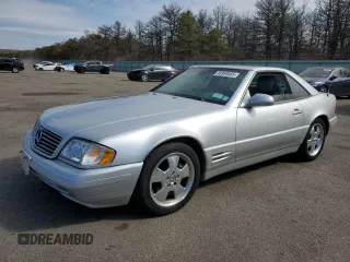 1999 Mercedes-Benz SL 500 z VIN WDBFA68F7XF181848, wystawiony jako Copart lot #50993835 z przebiegiem 87 707 mil mil oraz Czysty tytuł • Clean title. Historia ofert i sprzedaży dostępna na DreamBid. Obrazek 1.