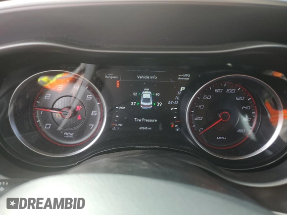 2019 Dodge Charger Scat Pack with VIN 2C3CDXGJ5KH647005, listed as a Copart auction lot 47257945 with 69,245 mi miles and Salvage Title. Bid and sale history available at DreamBid. Image 9.