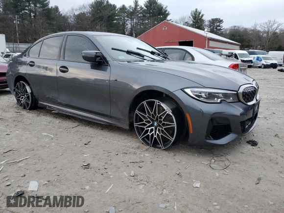 2020 BMW 3 Series M340i xDrive with VIN WBA5U9C04LFJ82455, listed as a Copart auction lot 70134262 with 38,736 mi miles and . Bid and sale history available at DreamBid. Image 4.