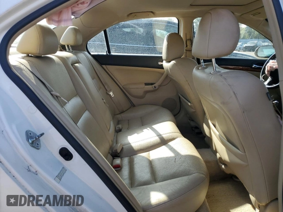 2008 Acura TSX Nav with VIN JH4CL96968C013097, listed as a Copart auction lot 53933025 with Not Provided miles and Salvage Title. Bid and sale history available at DreamBid. Image 10.