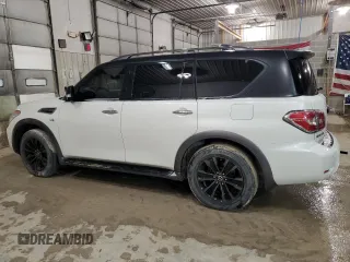 2018 Nissan Armada Platinum with VIN JN8AY2NE0J9730294, listed as a Copart auction lot 47524605 with 154,265 mi miles and Salvage Title. Bid and sale history available at carsss.com. Image 2.