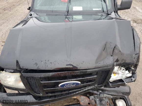 2007 Ford Ranger STX with VIN 1FTYR44U97PA25851, listed as a Copart auction lot 86452244 with 163,399 mi miles and Clean Title. Bid and sale history available at carsss.com. Image 12.