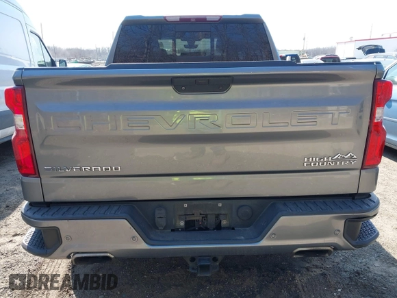 2019 Chevrolet Silverado 1500 High Country with VIN 1GCUYHEL7KZ368623, listed as a IAAI auction lot 41710087 with 101,074 mi miles. Bid and sale history available at carsss.com. Image 16.