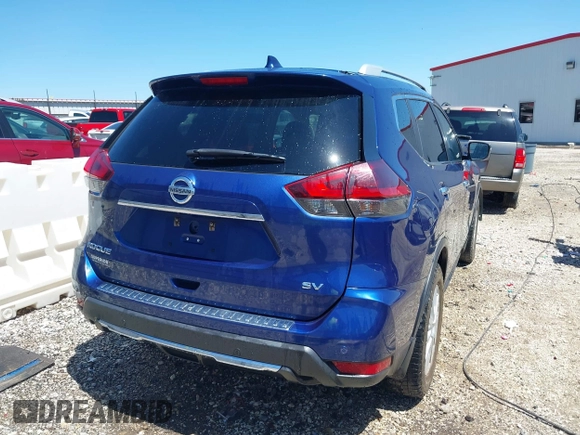 2019 Nissan Rogue SV with VIN 5N1AT2MT0KC705437, listed as a IAAI auction lot 42060597 with 98,555 mi miles and . Bid and sale history available at DreamBid. Image 4.