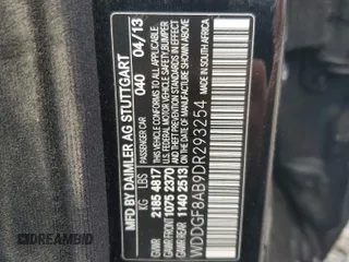2013 Mercedes-Benz C 300 Sport with VIN WDDGF8AB9DR293254, listed as a Copart auction lot 51088535 with 131,314 mi miles and Salvage Title. Bid and sale history available at DreamBid. Image 15.
